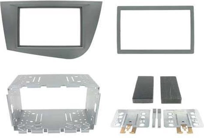 2-DIN FRAME SEAT LEON 2008-- Licht zilver