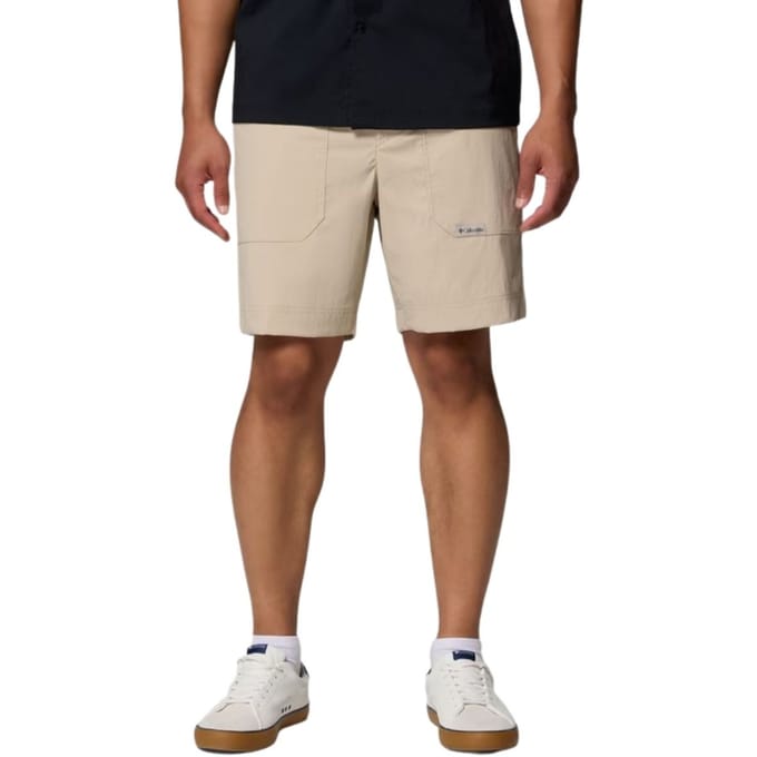 regular fit short met logopatch model 'Landroamer'