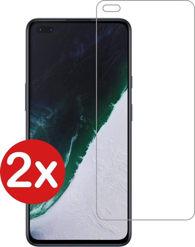 Screenprotector - 2 Stuks - Geschikt voor OnePlus Nord - Extra Sterk - Beschermglas - Gehard Glas - Tempered Glass - Screen Protector