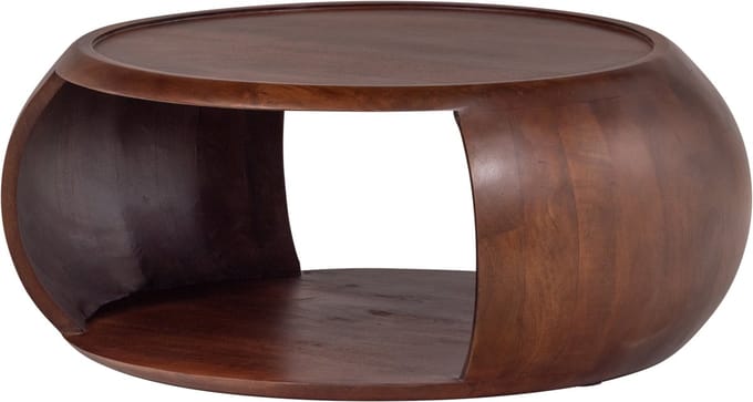 WOOOD Cole Salontafel - Mango Hout - Bruin - 36x72x72