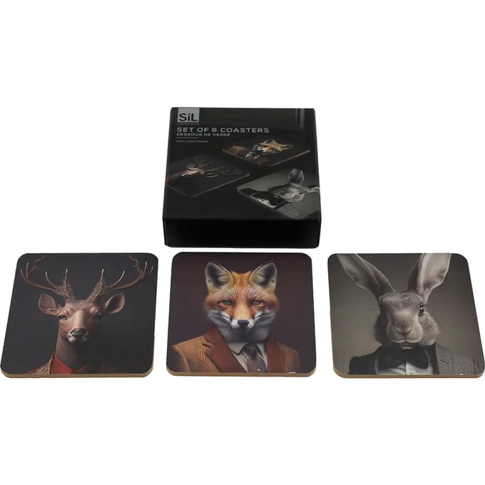 Onderzetter Akah Wild Gentlemen (x6)