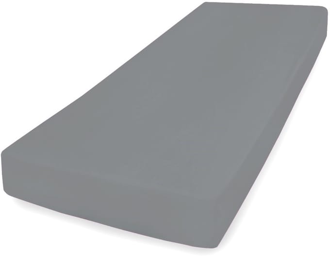 Jersey hoeslaken met elastiek 220x200 donkergrijs Premium