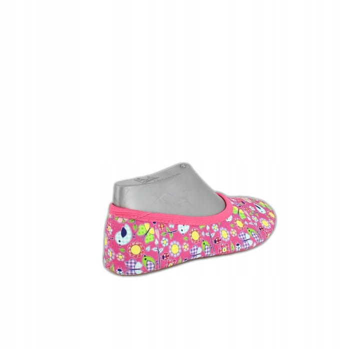 Beck JOC - Kinderballetschoenen - Roze - Wsuwaane - Patroon