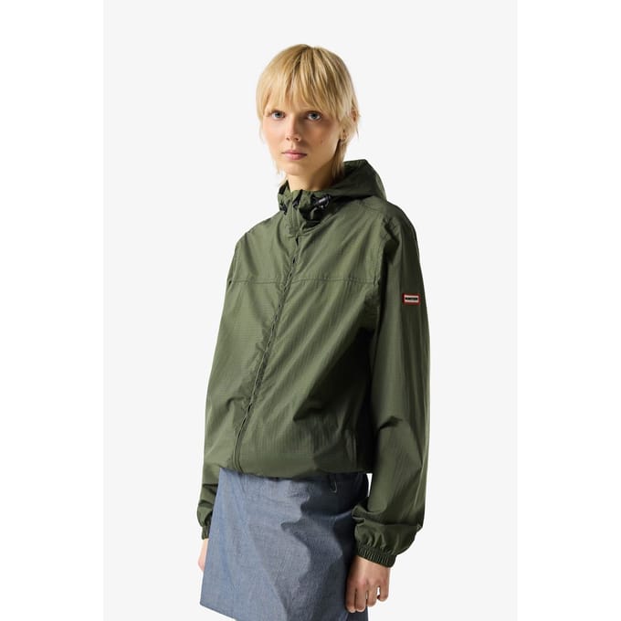 Hunter Hunter Opvouwbare Regen Unisex Volwassenen Groene Regenjas