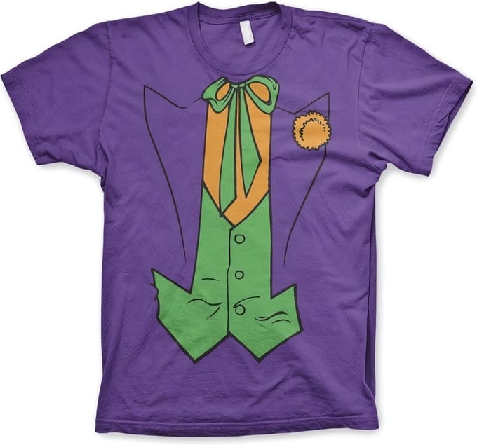 Batman The Joker Suit -T-shirt paars