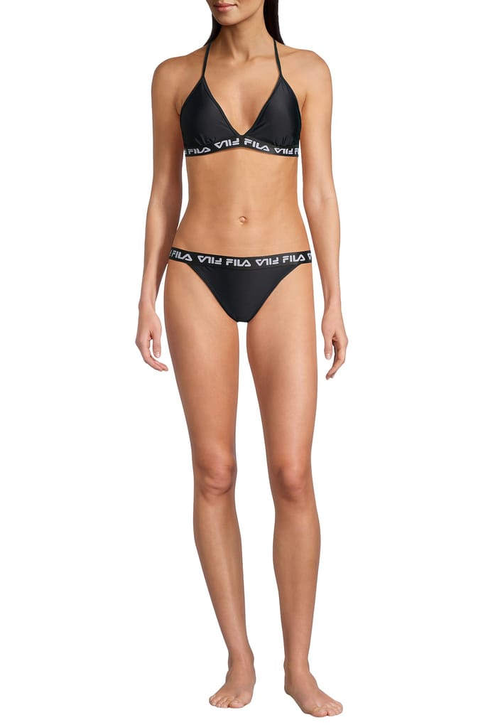 FILA Split Triangle Bikini Black Maat: L | Bikini's Outlet | Dames | Zwart