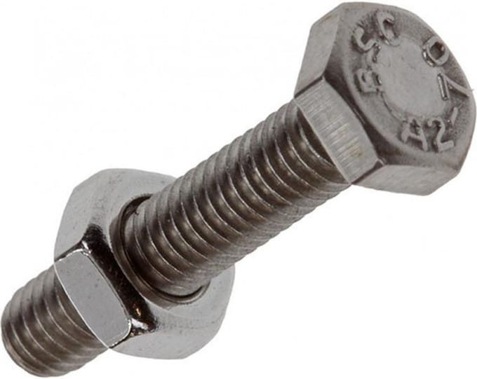 Mack TAPBOUT+MOER ROESTVRIJSTAAL 10 ST M4X20