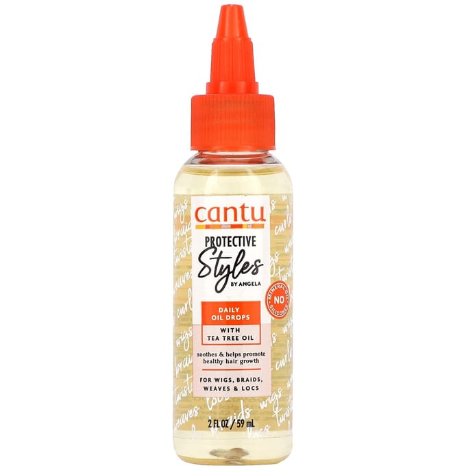 Cantu, Beschermende Stijlen door Angela, Dagelijkse Oliedruppel, 2 fl oz (59 ml) beige