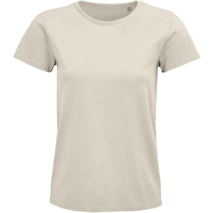 SOLS Dames/Dames Pioneer Organic T-shirt (Natuurlijk)