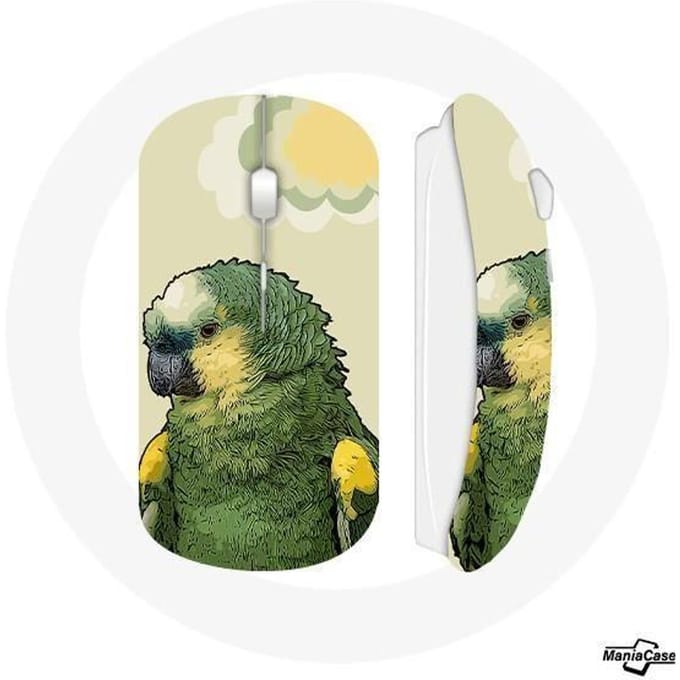 Amazone Draadloze Muis Papegaaien Groen