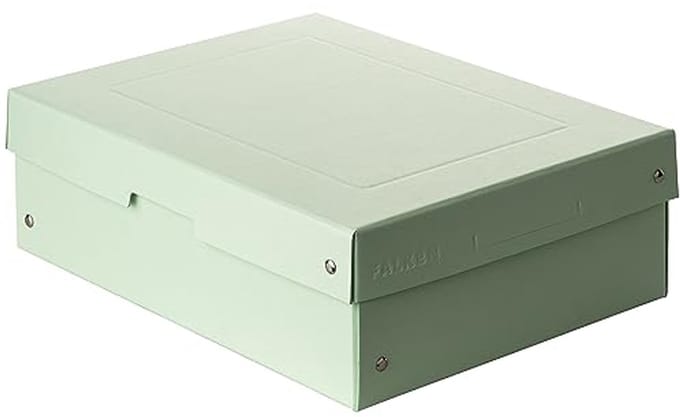 Opbergdoos met Deksel - 100 mm Hoog - Groen - Multifunctionele Kartonnen Doos
