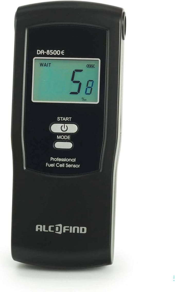 DA 8500E elektrochemische blaastest + mondstukken