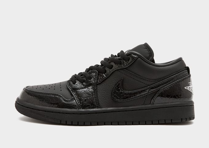 Jordan Air 1 Low Dames - Zwart- Dames, Zwart 37.5
