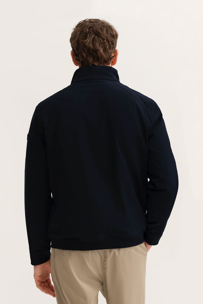 Bugatti Herren Overgangsblouson waterafstotend met corduroy details