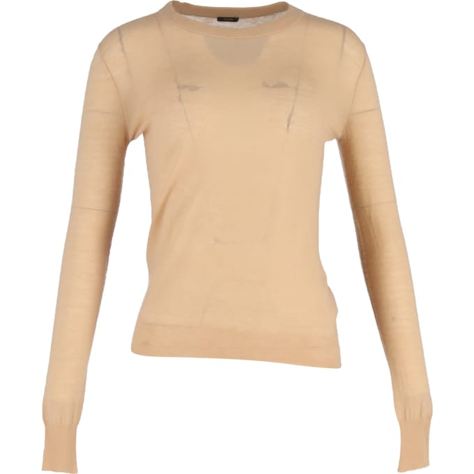 Joseph Cashair trui in beige wol