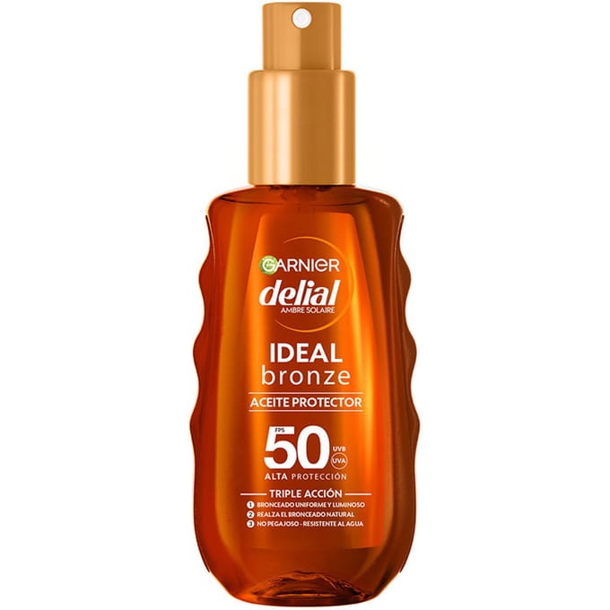Delial Ideaal Brons Beschermende Olie Spf50 150 ml