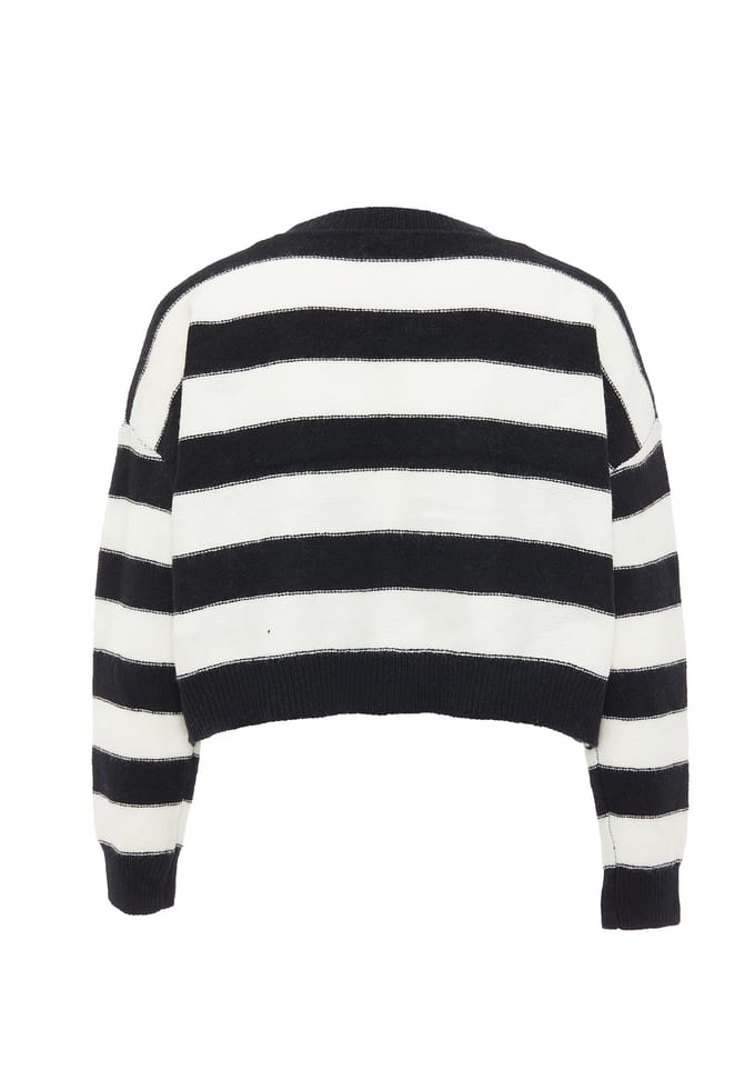 Faina Jumper Dames zwart en wit