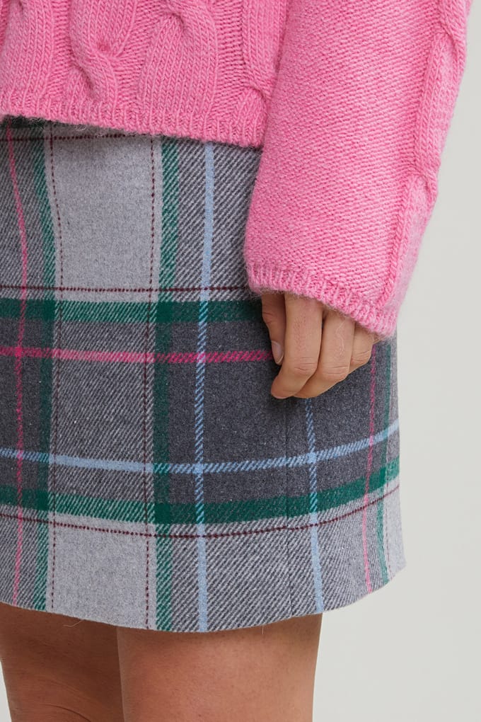 River Woods Multi Checked A-line Skirt Taglia: 36 | Minigonne Outlet | Donna
