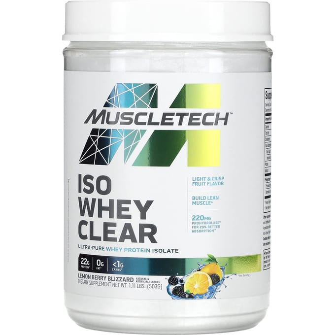 Iso Whey Clear - 503 g - Lemon Berry Blizzard