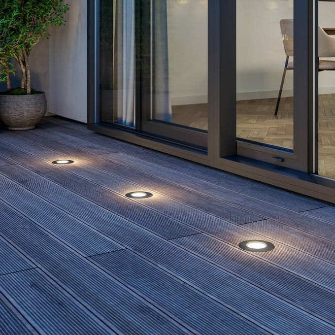 Lucande LED grondspot inbouwlamp Ava, Ø 12 cm, rond, IP67