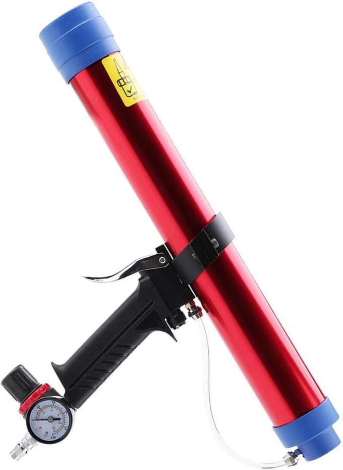 Kitpistool - Lijmpistool - Kit aanbrengen - Arbeidsbesparend - 600 ml - Rood