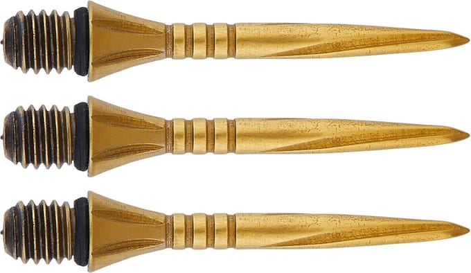 Unicorn Steel Dart Points Volute Converta Gold27 mm