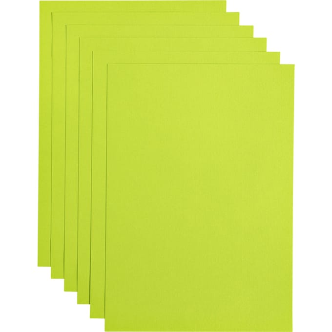 Kopieerpapier Papicolor A4 200gr 6 vel appelgroen