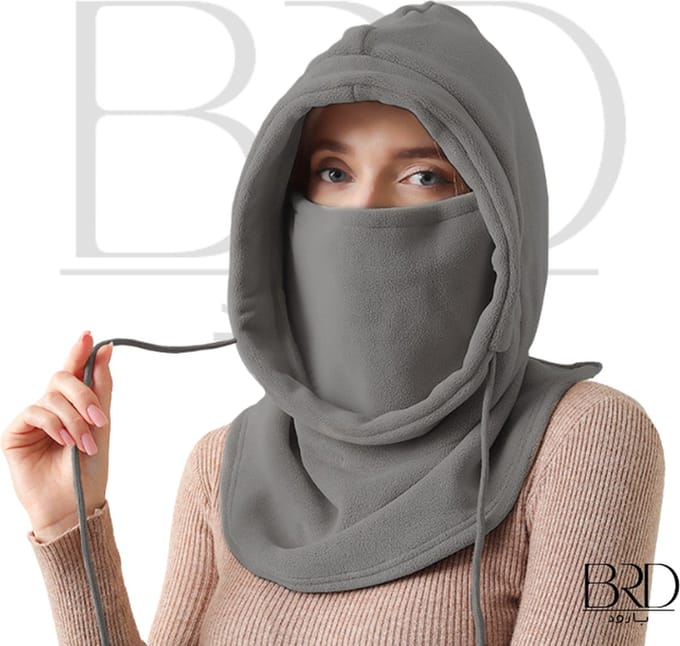 BRD® Fleece Balaclava Grijs - Gezichts- en Nekwarmer - Unisex One Size