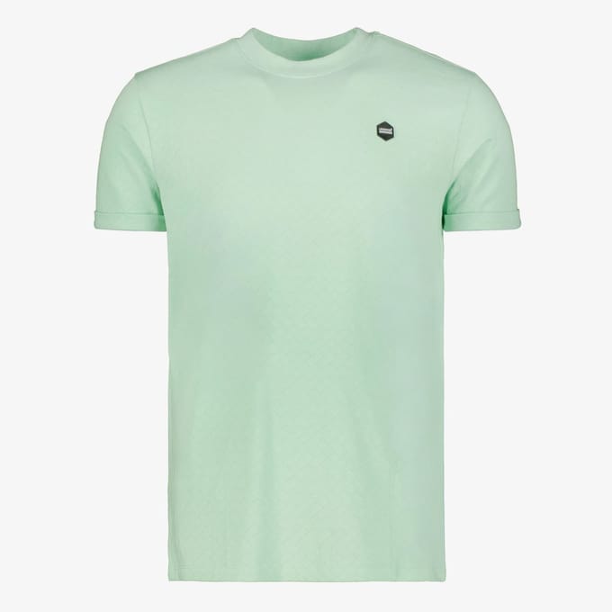 Unsigned heren T-shirt mintgroen - Maat M