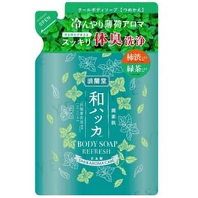 Cosmetex Roland - Wahaka Body Soap Refresh Spa & Aroma Care Refill 380ml