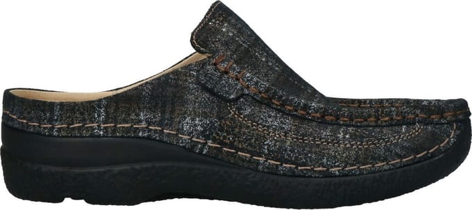 Wolky -Dames - grijs donker - slippers & muiltjes - maat 39