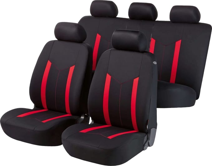 Autostoelhoezen - Hastings - Rood