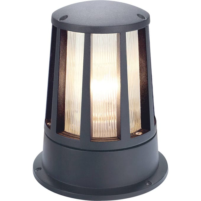 SLV Cone - antracietkleurige sokkellamp , IP54