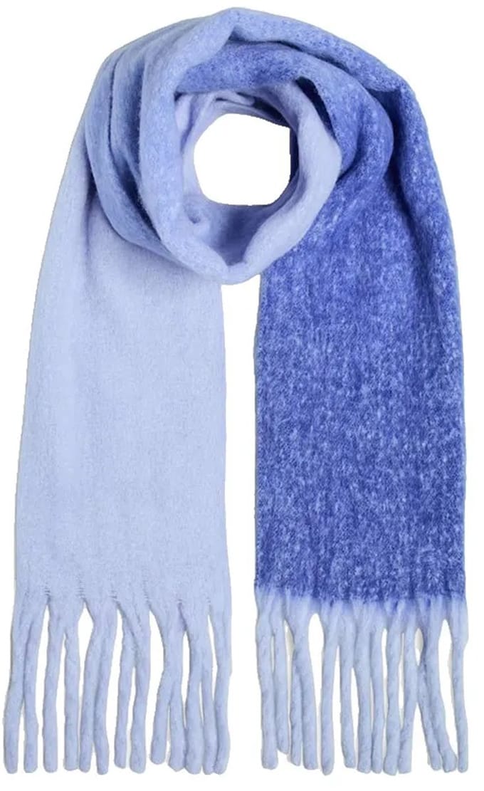 Pieces Bea Long Sjaal Blauw Vrouw