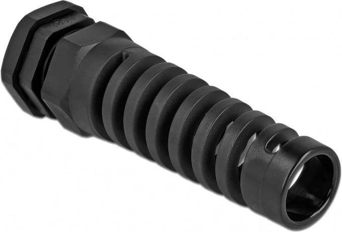 Kabelwartel met trekontlasting pg21 zwart