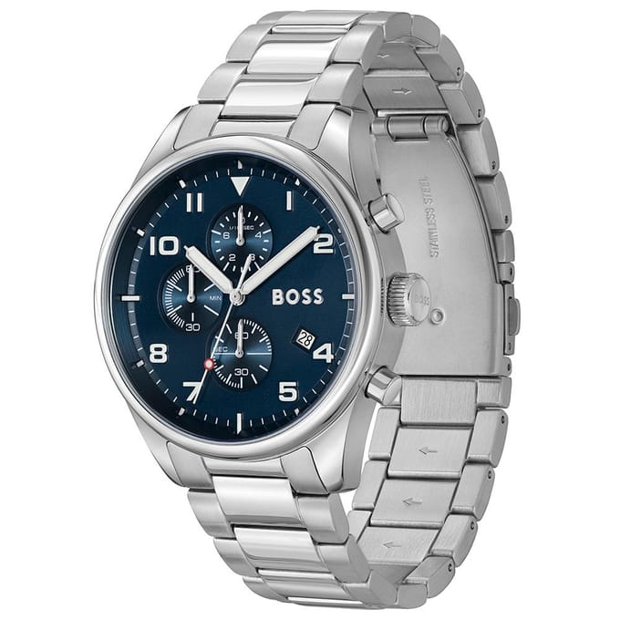 Hugo Boss 1513989 Herenhorloge 44 zilver