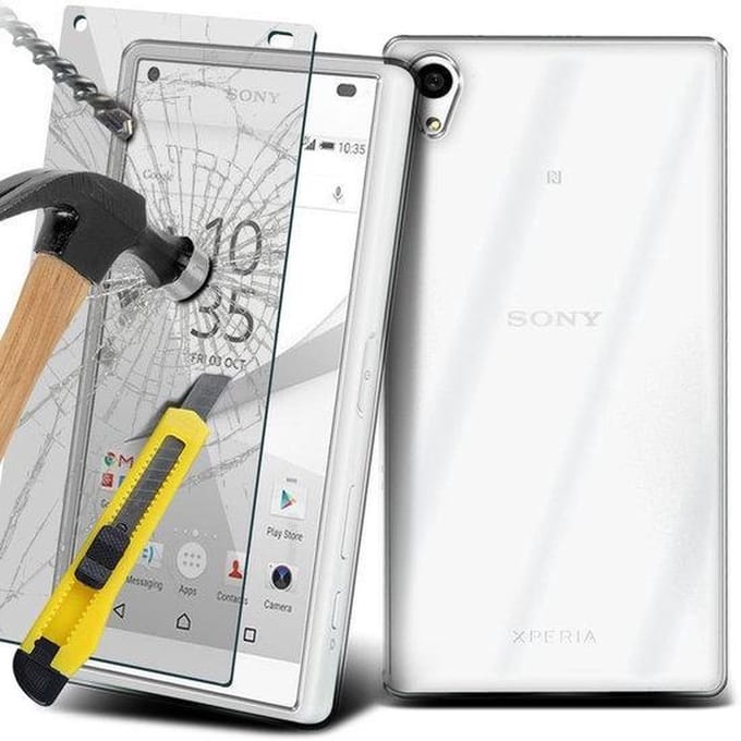 Geschikt voor Sony xperia Z3 compact tempered glass / glazen screen protector 2.5D 9H