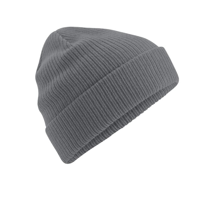 Beechfield Biologische Katoenen Beanie (Grafiet)