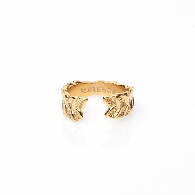 Marenca Gouden Lauwerkrans Heren Ring (M)
