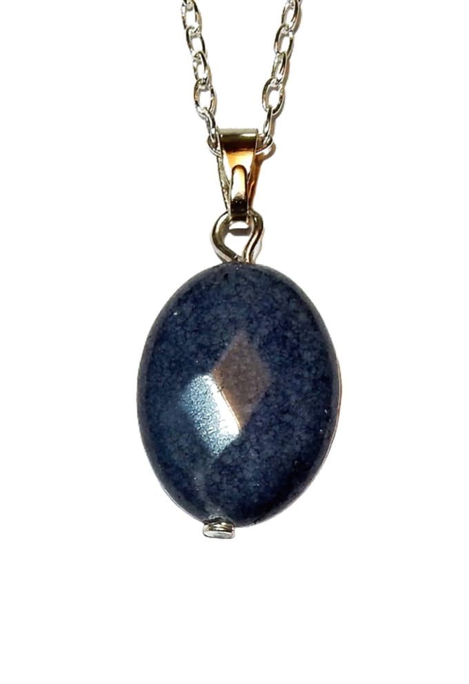 Blauw Saffier Hanger