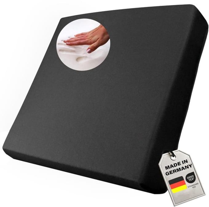 Dailygoody - Gel zitkussen - Comfortabel steunkussen - Zwart