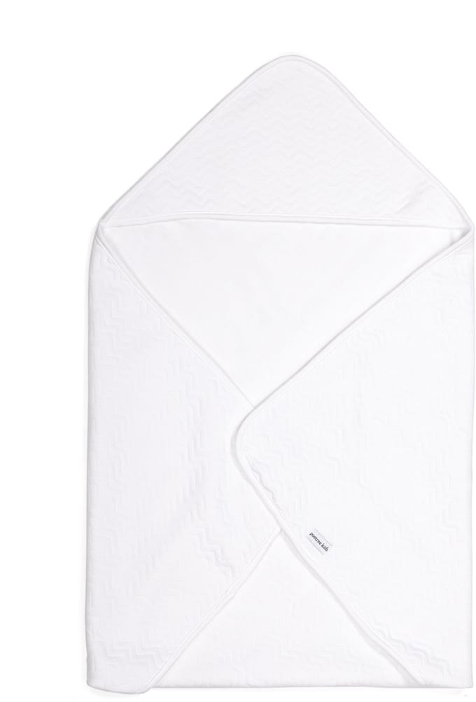Poetree Kids wikkeldeken - omslagdoek wit - baby wikkeldeken