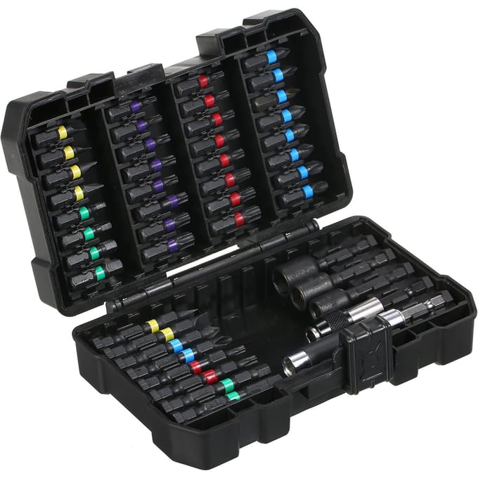 45-delige borenset schroevendraaierbitset slagschroevendraaierbitset voor hout, metaal, staal en veiligheid 45 PCS