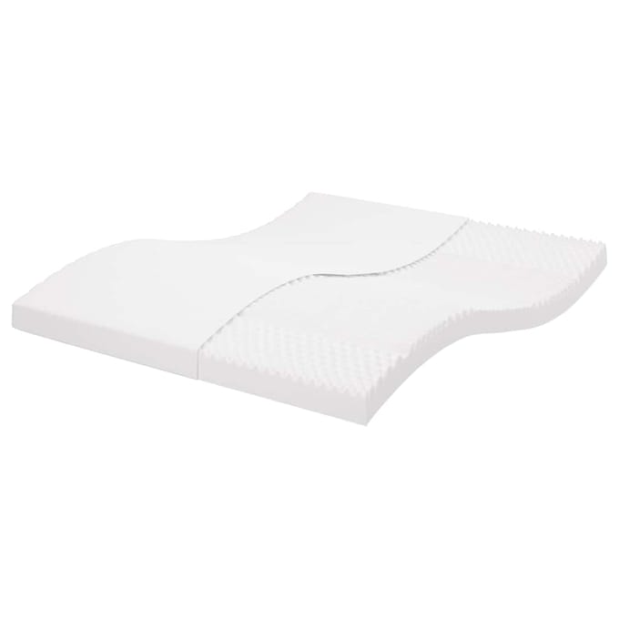 vidaXL - Schuimmatras - 7 - zones - hardheid - 20 - ILD - 200x210 - cm - wit