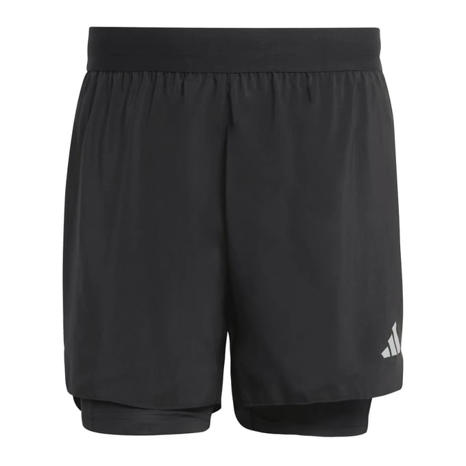 Adidas Performance Adi365 Running Essentials 2-In-1 Short - Heren - Zwart