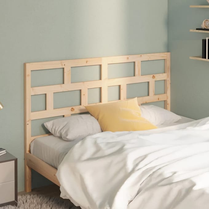 vidaXL - Hoofdbord - 166x4x100 - cm - massief - grenenhout