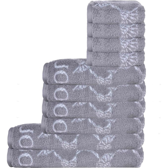 JOOP! Handdoek Een maat, 50x100 Set van 10