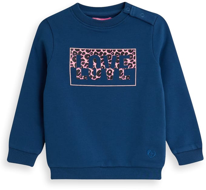 4PRESIDENT Sweater meisjes - Blue - Maat 110 - Meisjes trui