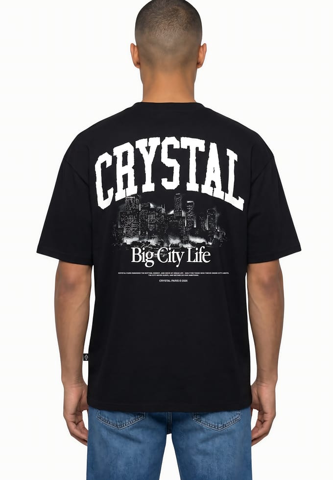 Crystal Paris Oversized T-shirt Big City