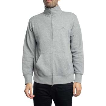 Gant Vest Two-Way Front Zip Sweat Cardigan Grijs Melange / male